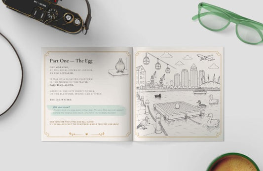 Free illustrated children's ebook: "Three Nests, One Dock."