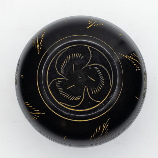 Cauldron Singing Bowl - Magic Mushroom - Yellow (15cm) – detail view