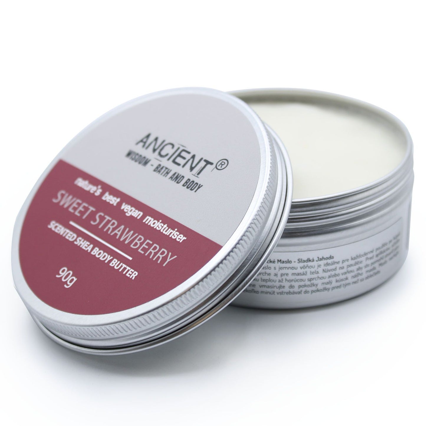 Scented Shea Body Butter 90g - Sweet Strawberry – lifestyle shot