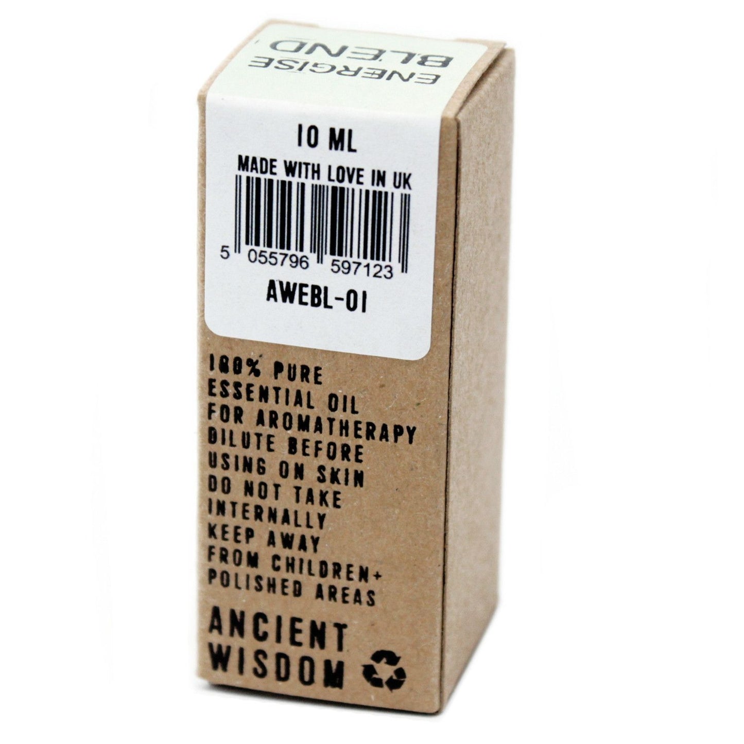Energising Essential Oil Blend - Boxed - 10ml – packaging