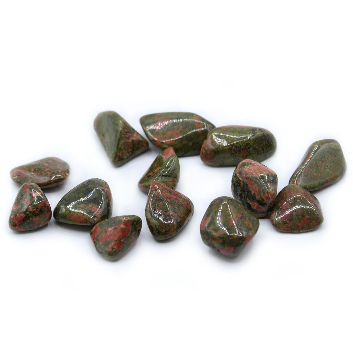 L Tumble Stones - Unakite | Auro & Co