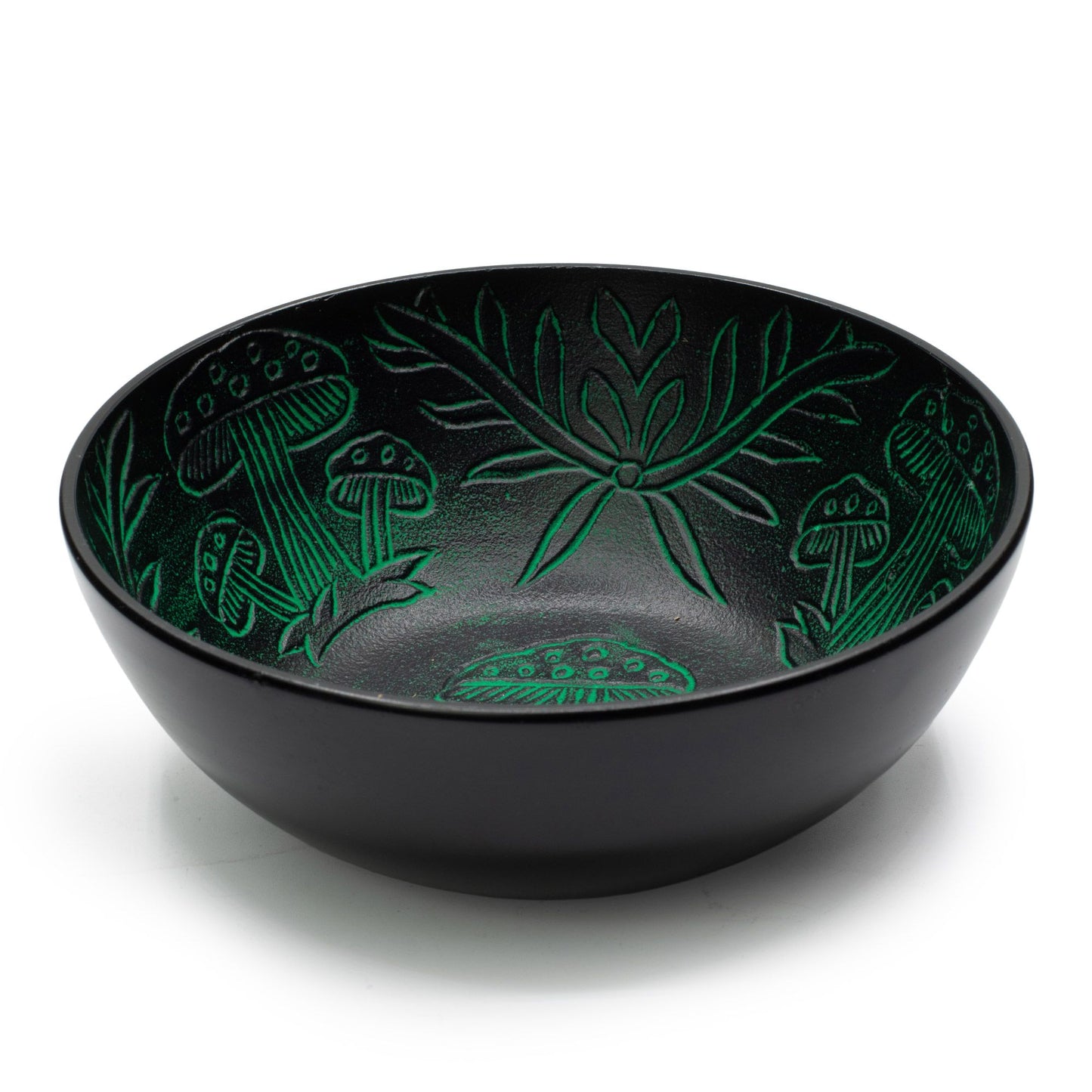 Aluminum Singing Bowl - Magic Mushroom - Green (20cm) – product image 6