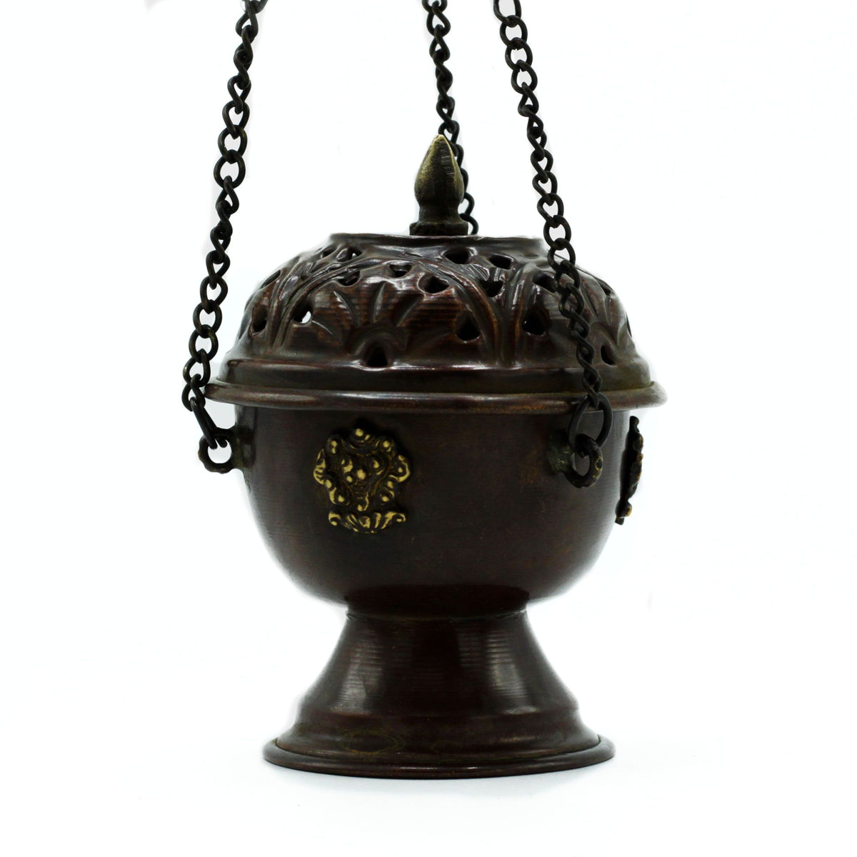 Classic Hanging Copper Tibetan Incense Burner