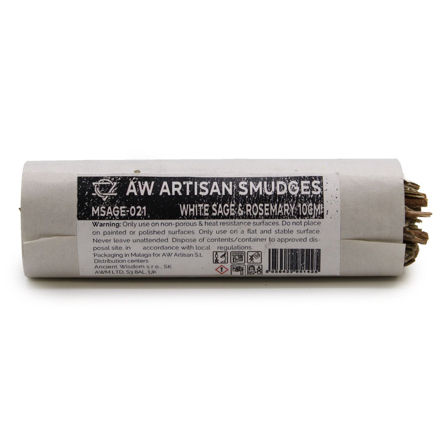 Smudge Stick - White Sage & Rosemary 10cm – detail view