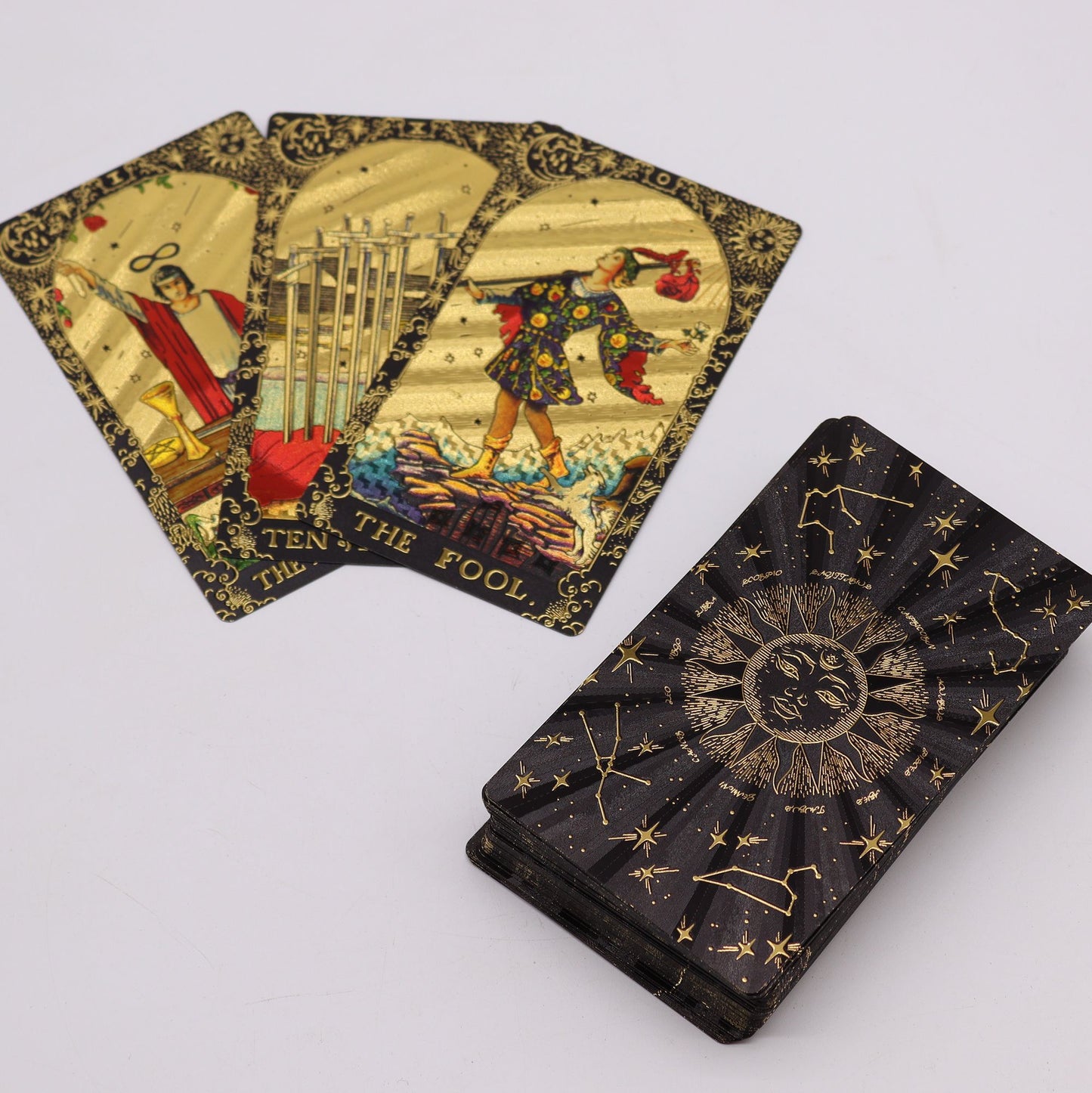 Gold Foil Tarot - Let the Magic Begin - Gift Box – lifestyle shot