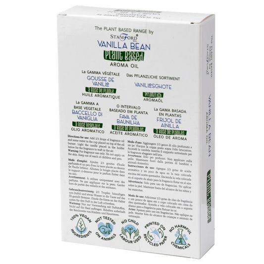 Vanilla Bean Plant Based Aroma Oil, 10ml