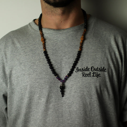 Essence of the Volcano Necklace - Embracing the Dark Side – detail view