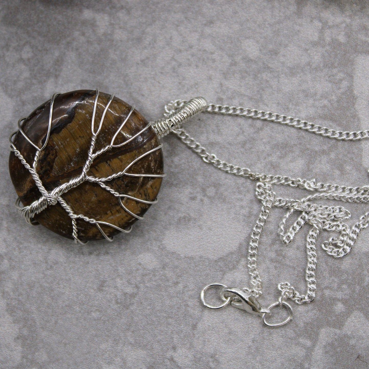 Tree of Life Gemstone Necklace - Tiger Eye – packaging