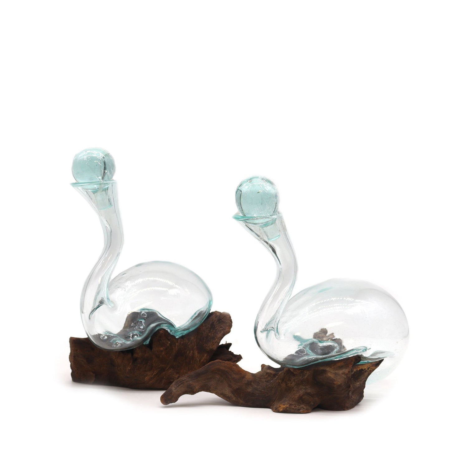 Molten Glass on Wood - Wine Decanter | Auro & Co