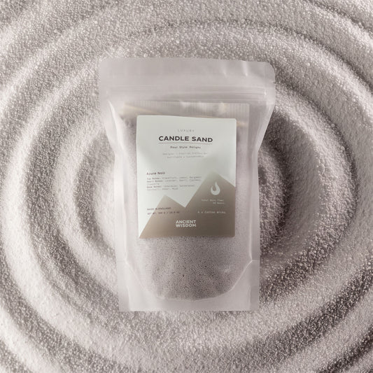Azure Noir Candle Sand - Warm Grey, 300g
