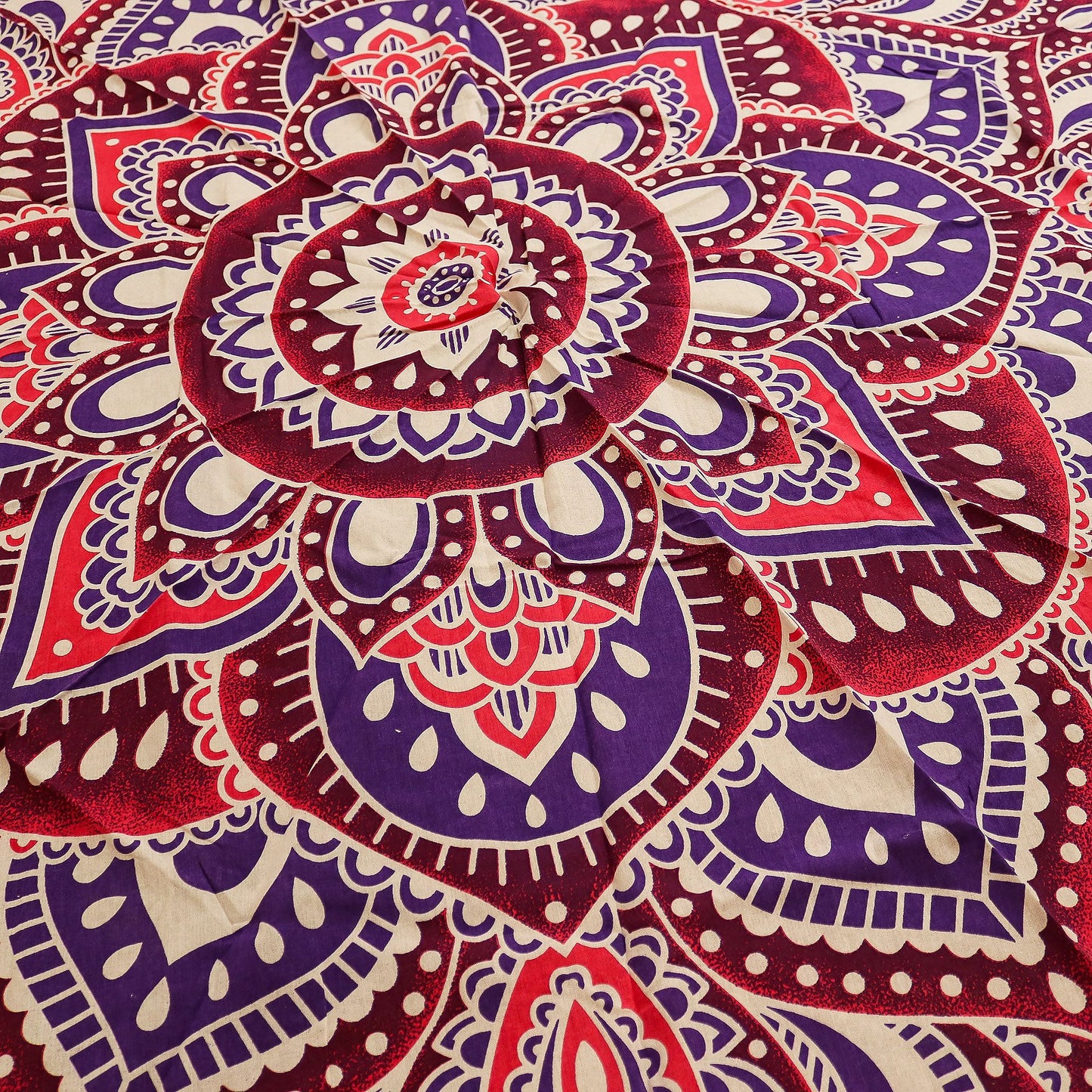 Large Mandala Roundy Art (180cm) - Pink & Purple