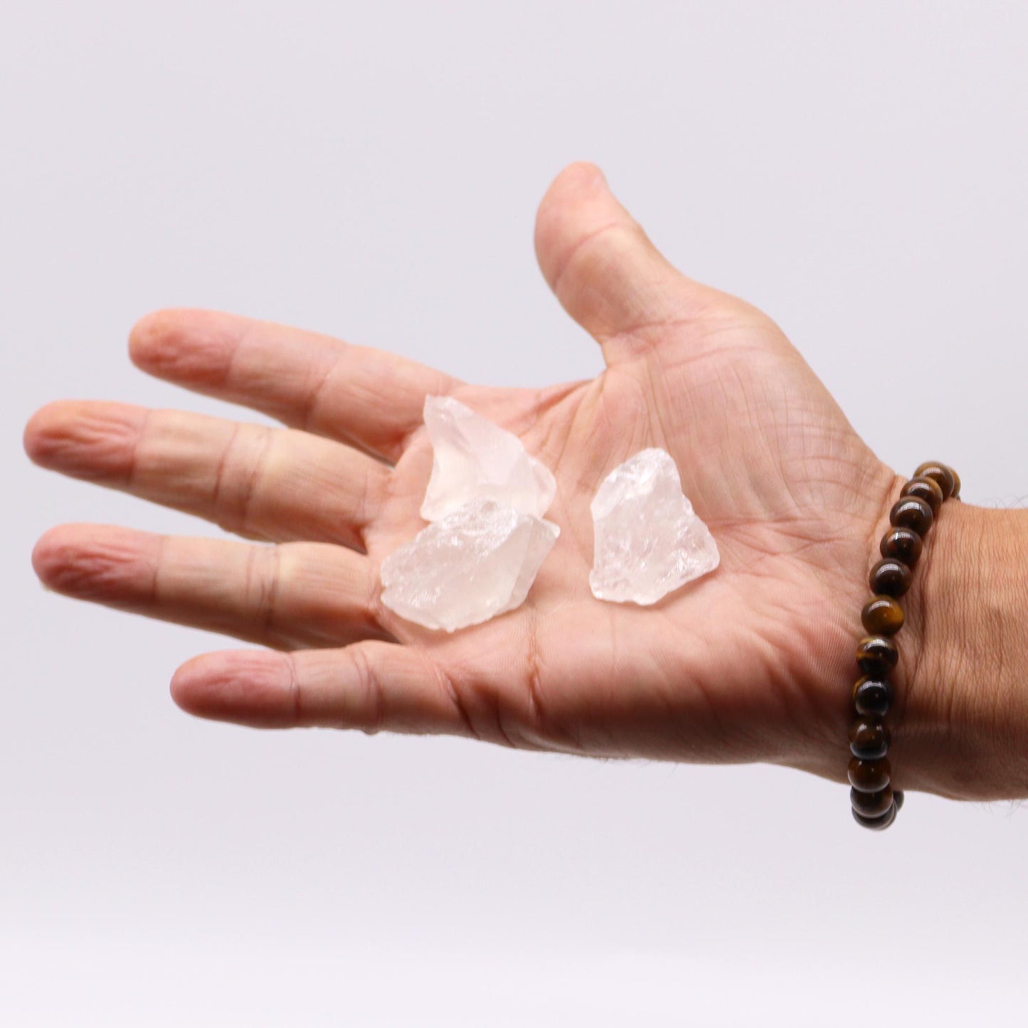 Raw Crystals (500gm) - Rock Quartz – lifestyle shot