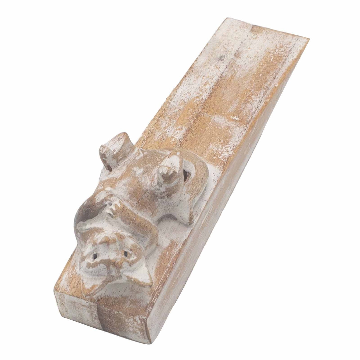Hand carved Doorstop - Kitten – lifestyle shot
