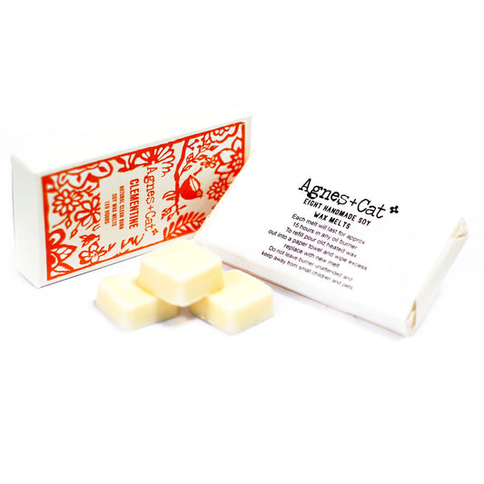 Clementine Wax Melts, Box of 8 - Agnes + Cat