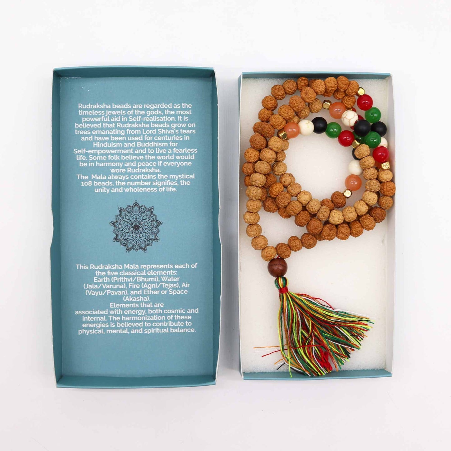 Bali Mala Necklace - Five Element Talent – detail view