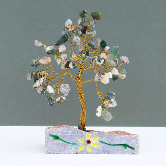 Indian Gemstone Tree Agate - 80 Stone