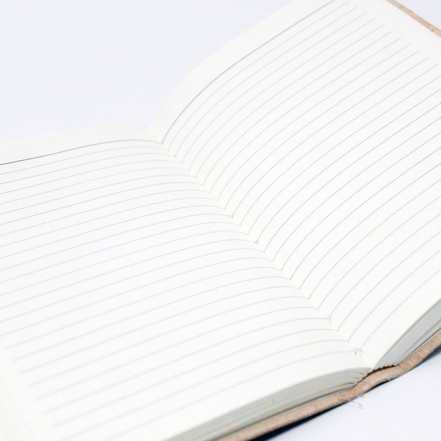 Leather Chakra Stone Notebook (6x9") – detail view