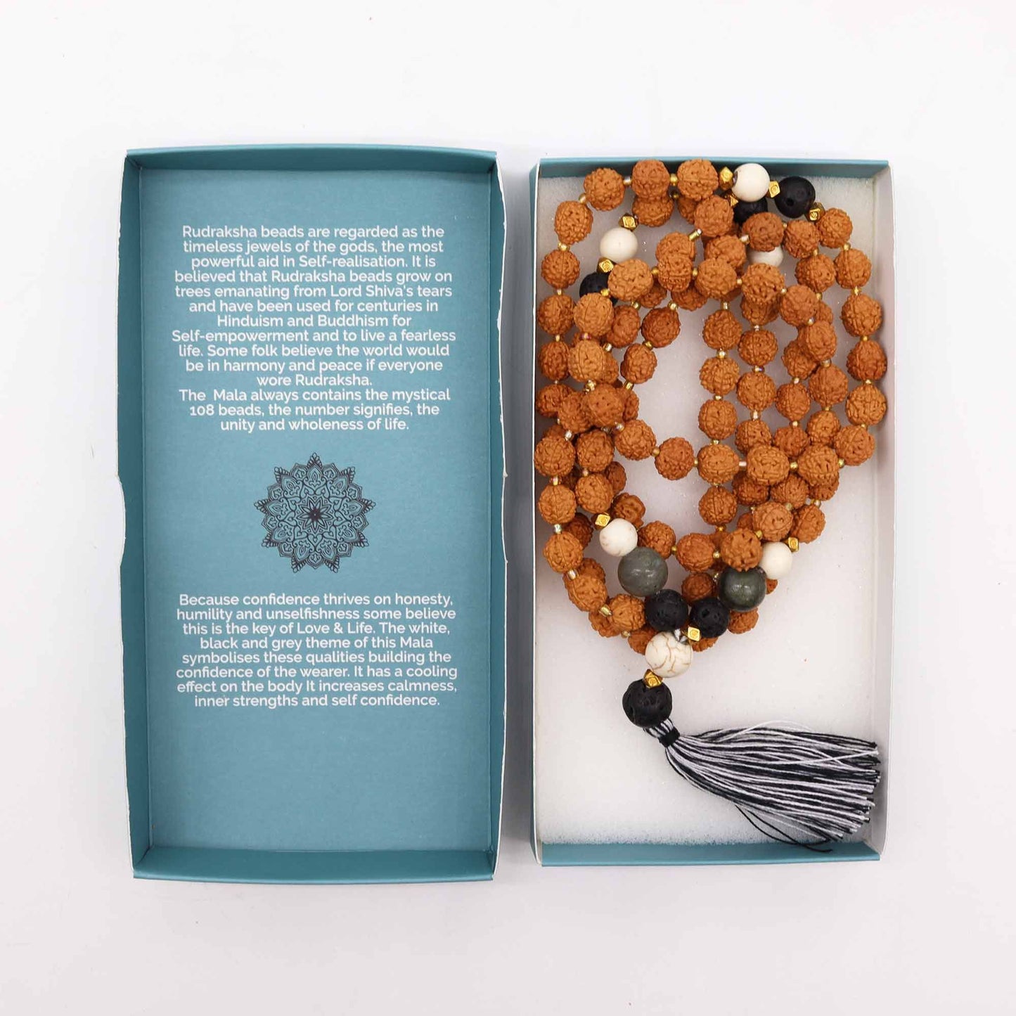 Bali Mala Necklace - Confidence – detail view