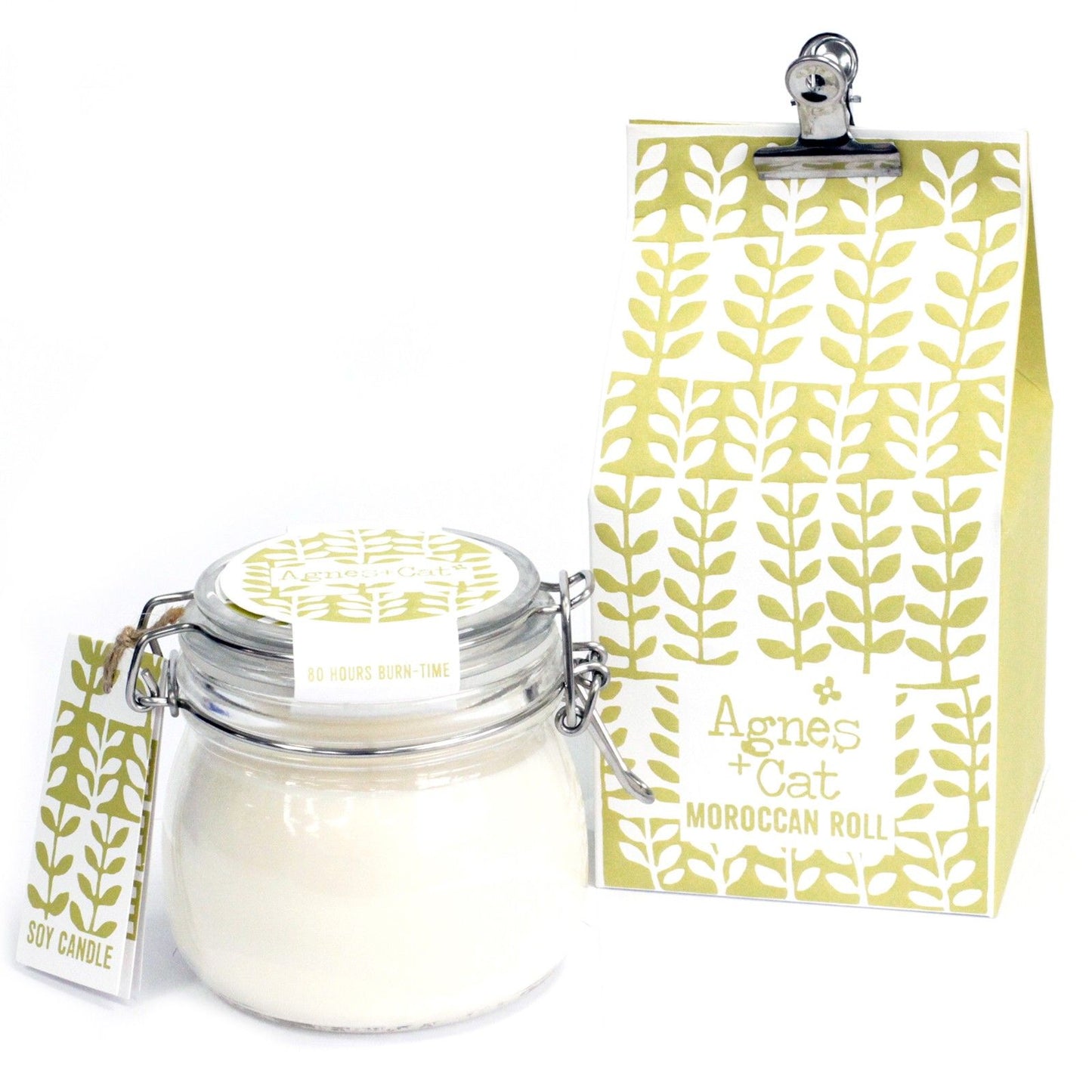 Agnes + Cat Kilner Jar Candle - Moroccan Roll | Auro & Co