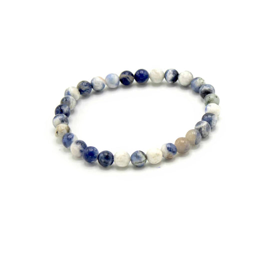 Gemstone Manifestation Bracelet - Sodalite - Truth – detail view