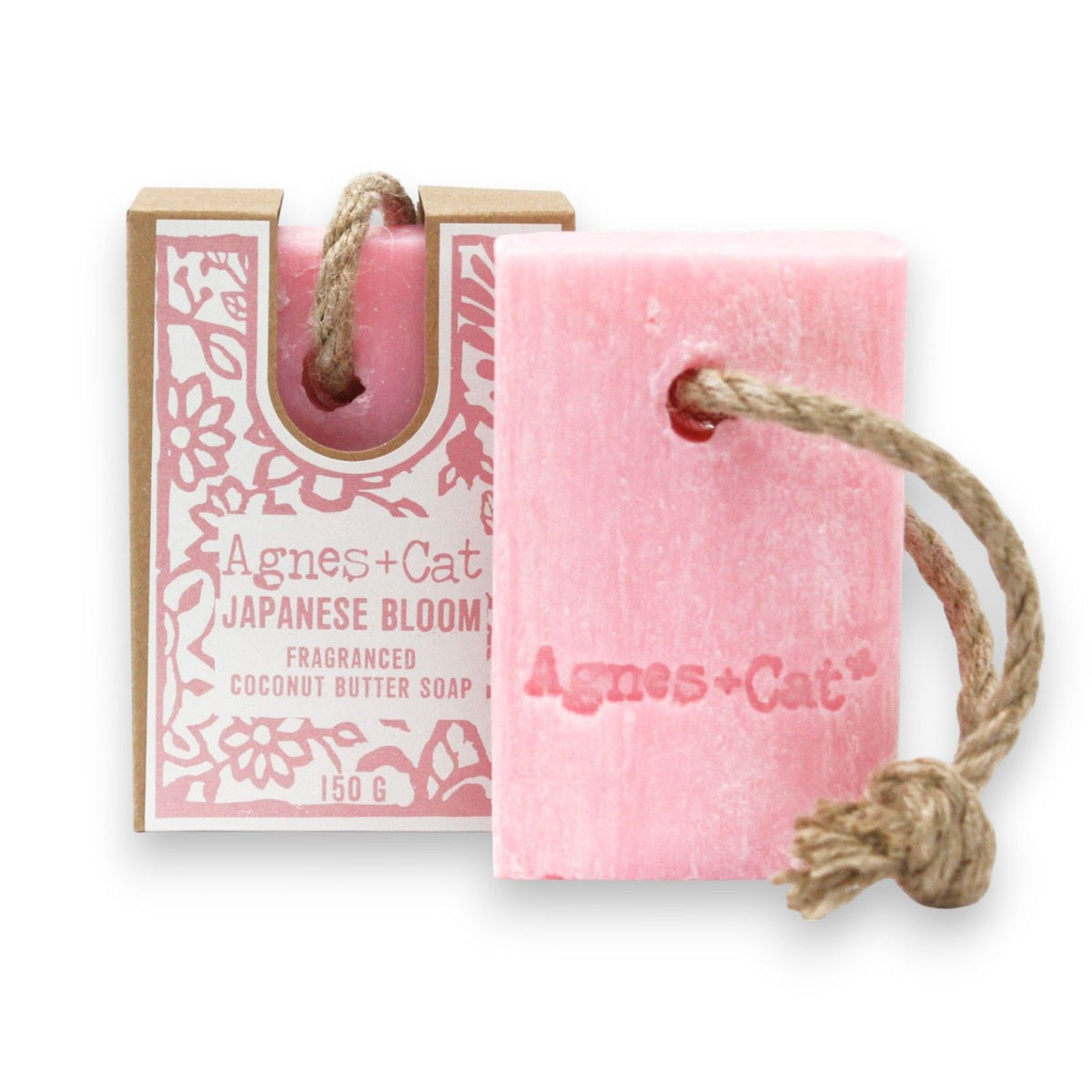 Japanese Bloom Soap on a Rope - Agnes + Cat