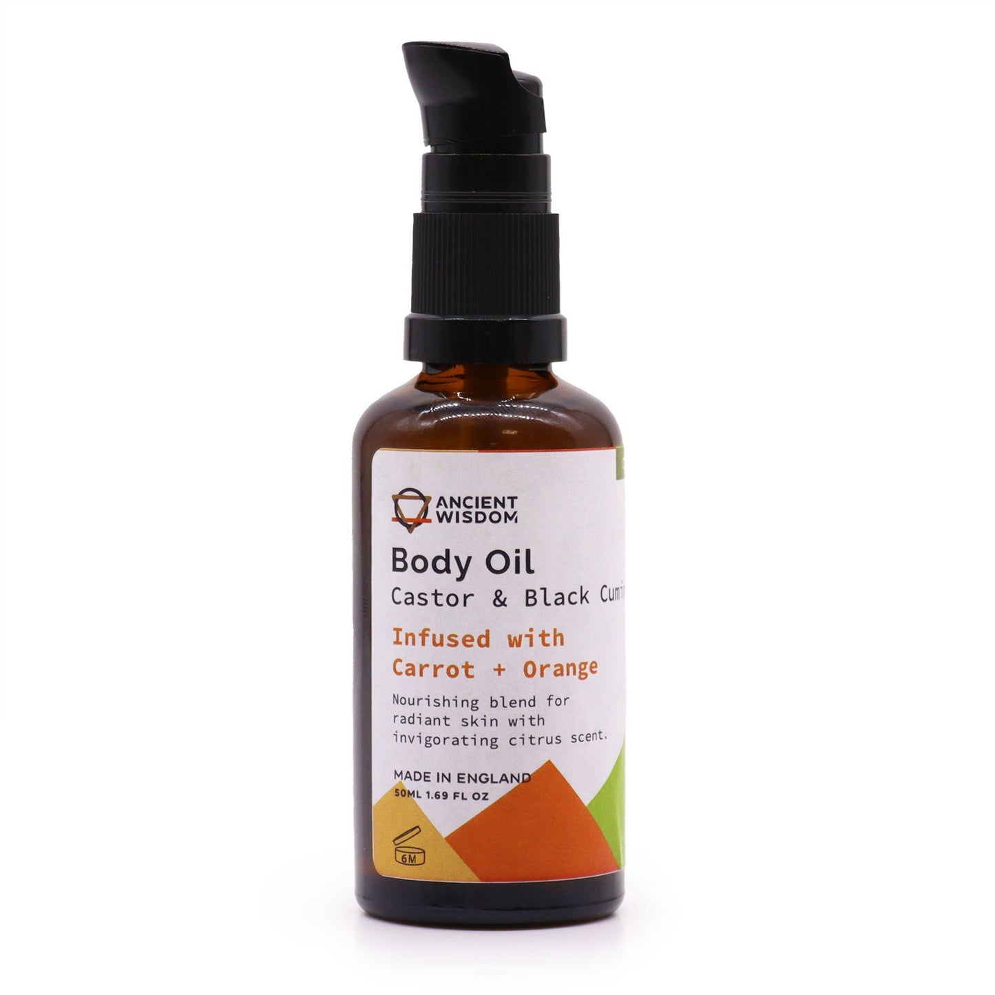 Organic Body Oil 50ml - Carrot & Orange | Auro & Co