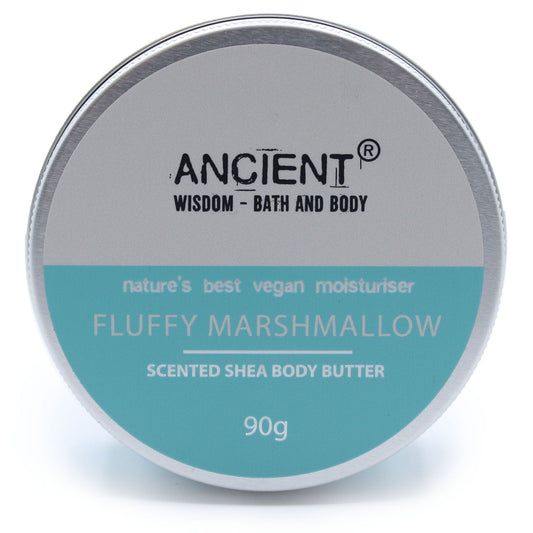 Scented Shea Body Butter 90g - Fluffy Marshmallow | Auro & Co
