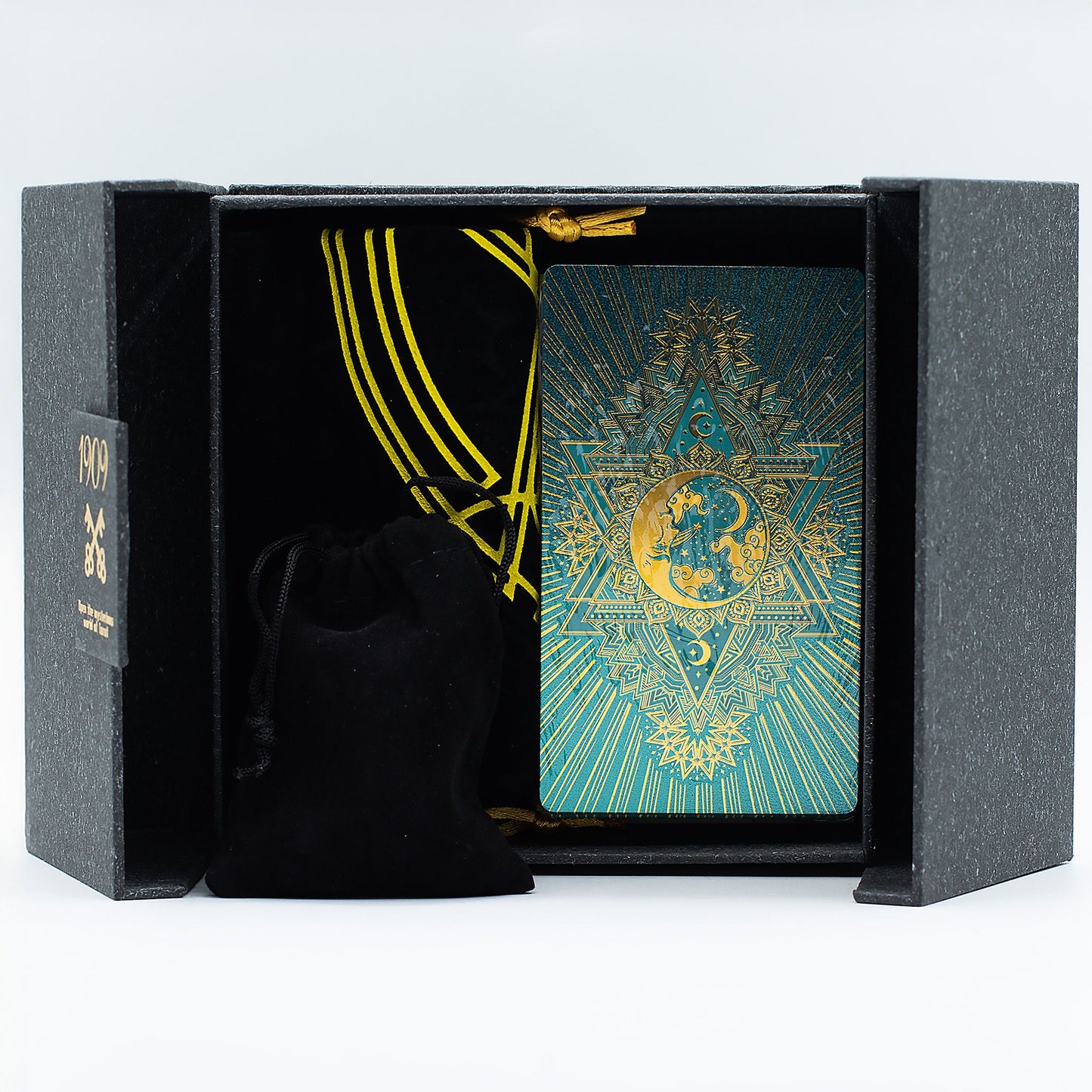 Gold & Turqoice Foil Tarot Card - Gift Set – lifestyle shot