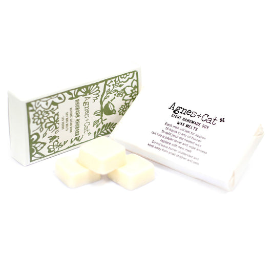 Rhubarb Rhubarb Wax Melts, Box of 8 - Agnes + Cat