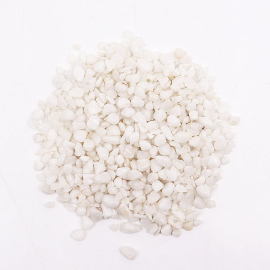 White Quartz Gemstone Chips Bulk - 1KG – detail view