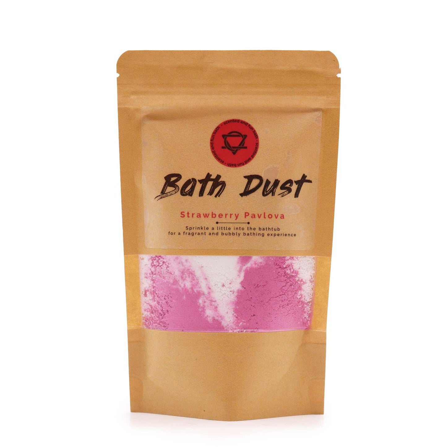 Strawberry Pavlova Bath Dust 190g | Auro & Co