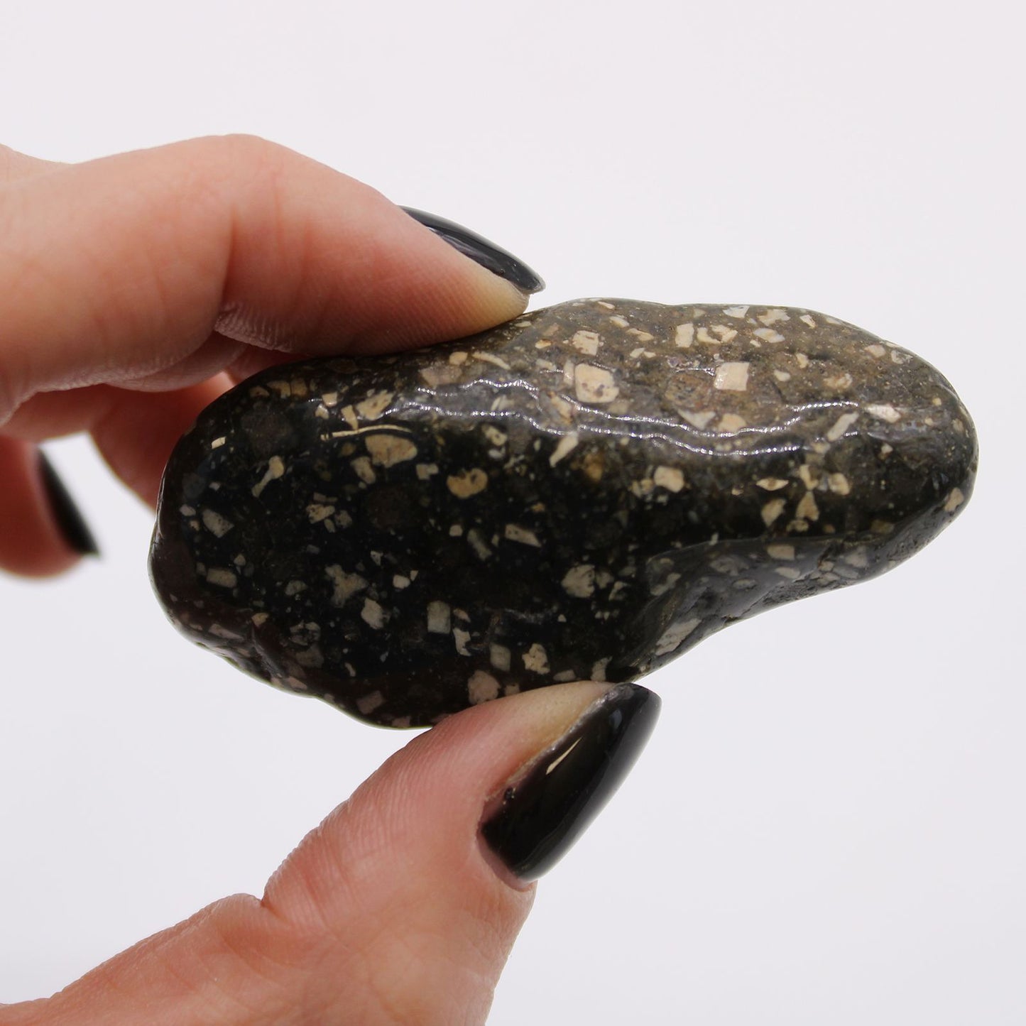 Large African Tumble Stones - Guinea Fowl Large – detail view