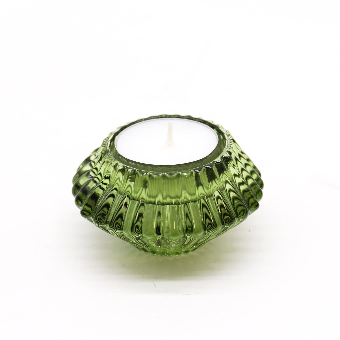 Flower Flip Dinner Candle / Tealight Holder - Garden Jade