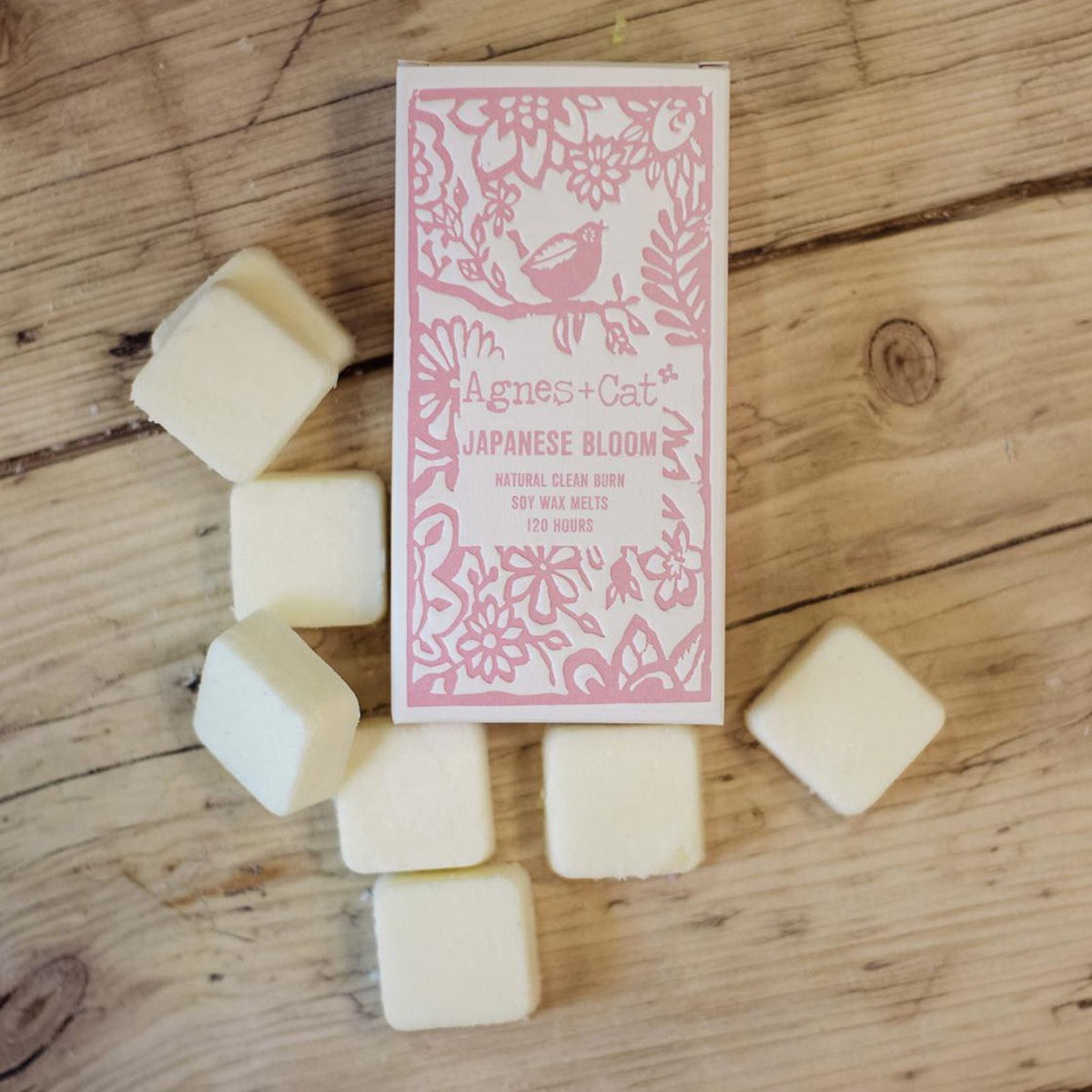 Japanese Bloom Wax Melts, Box of 8 - Agnes + Cat