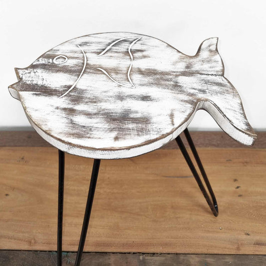 Fish Stand – Whitewash