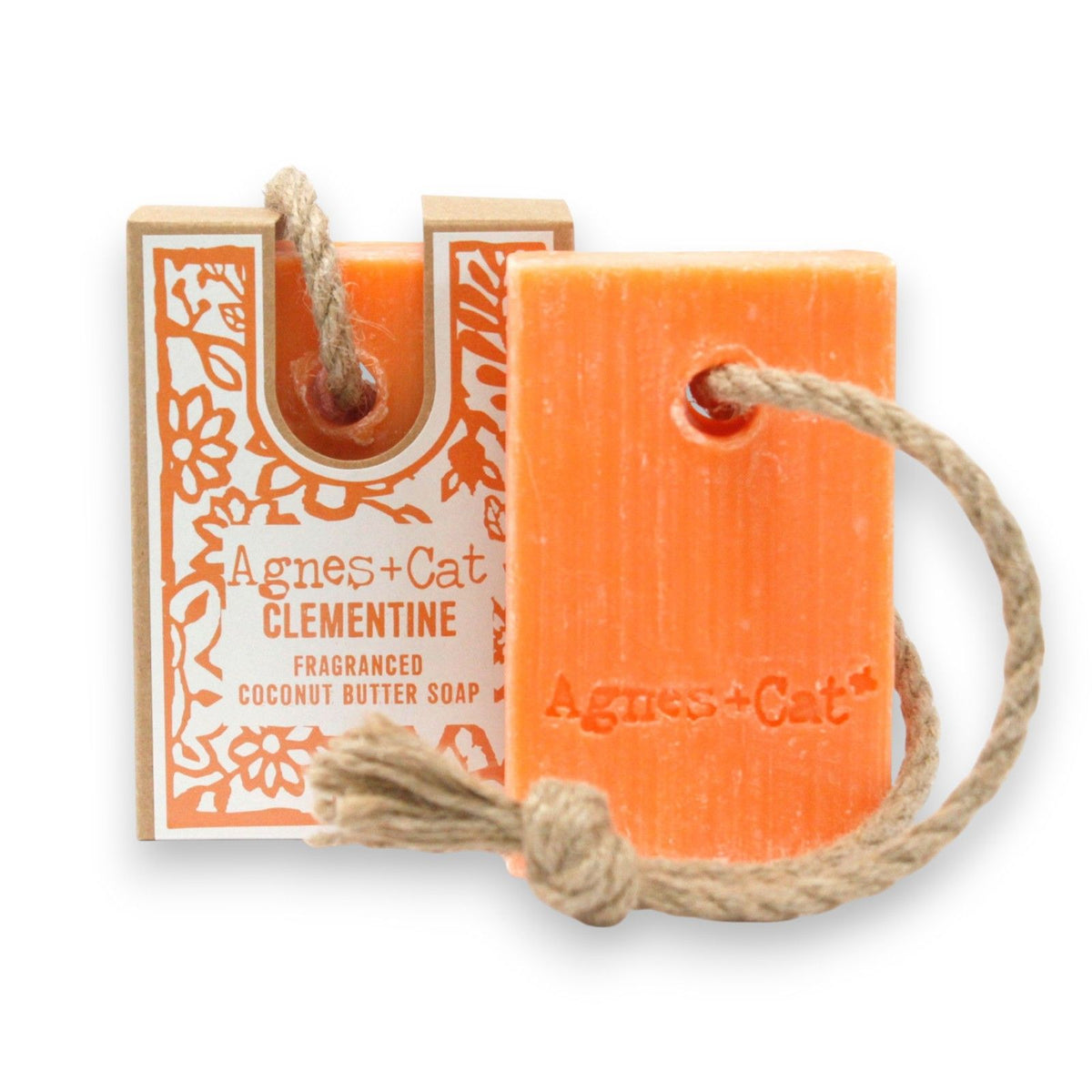 Clementine Soap on a Rope - Agnes + Cat