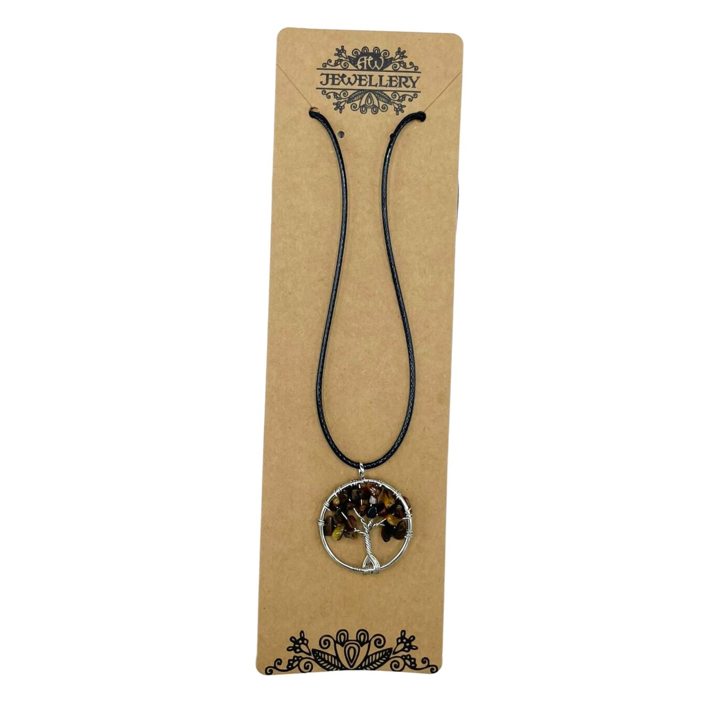 Tree of Life Pendant - Tiger Eye – packaging