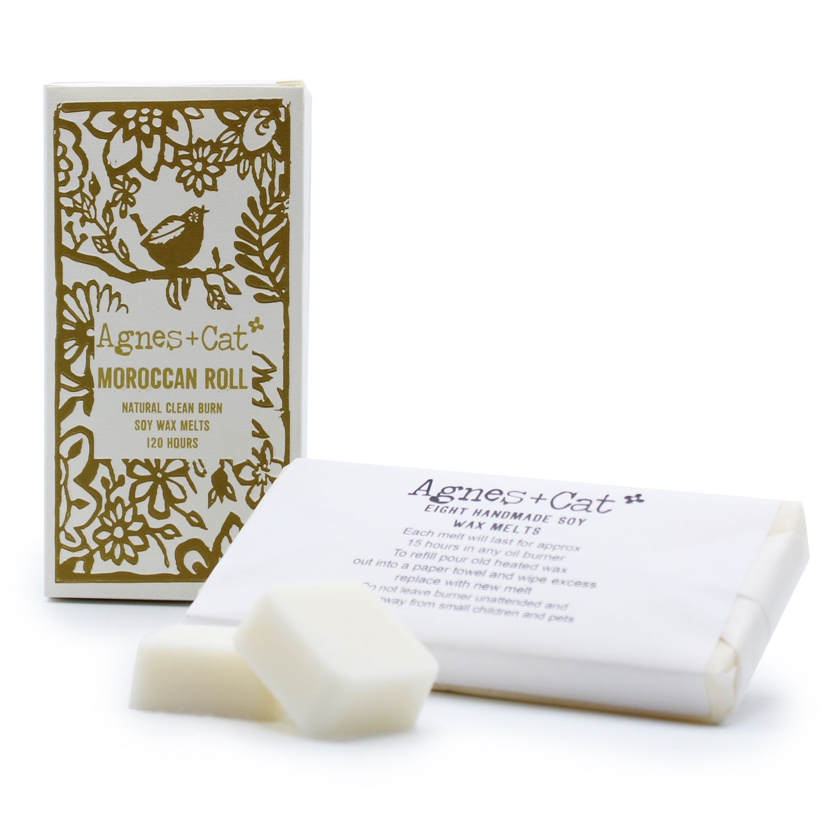 Moroccan Roll Wax Melts, Box of 8 - Agnes + Cat
