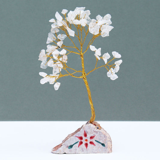 Indian Gemstone Trees Rock Crystal - 80 Stone