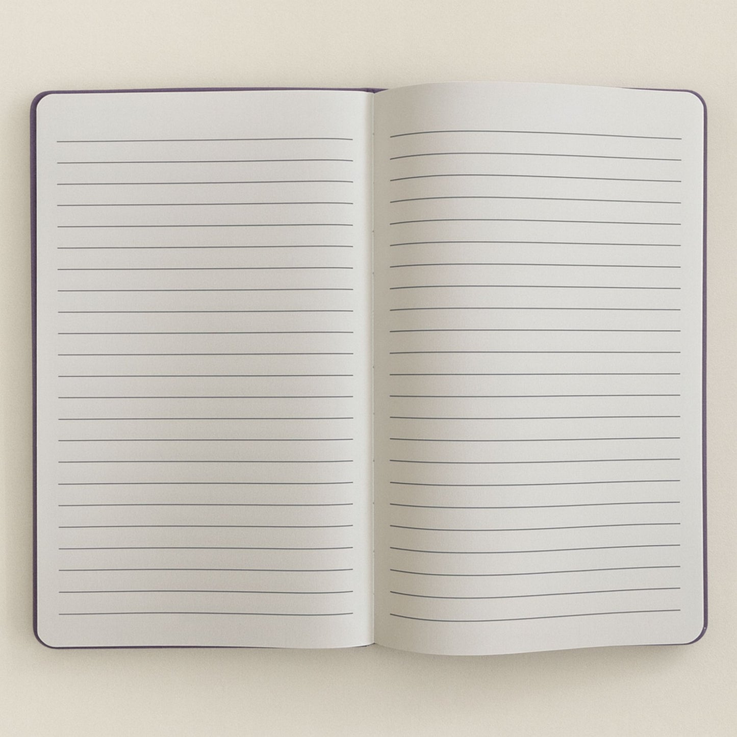 Lavender Velvet Notebook - 80 pages - Believe Yourself – lifestyle shot
