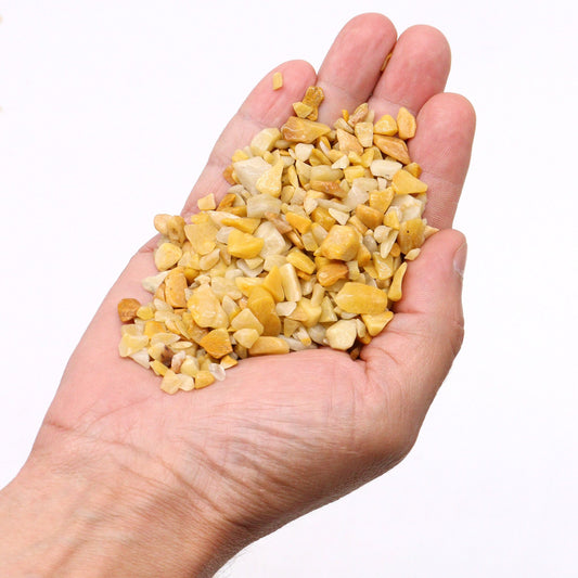 Golden Quartz Chips Gemstone Chips Bulk - 1KG – detail view