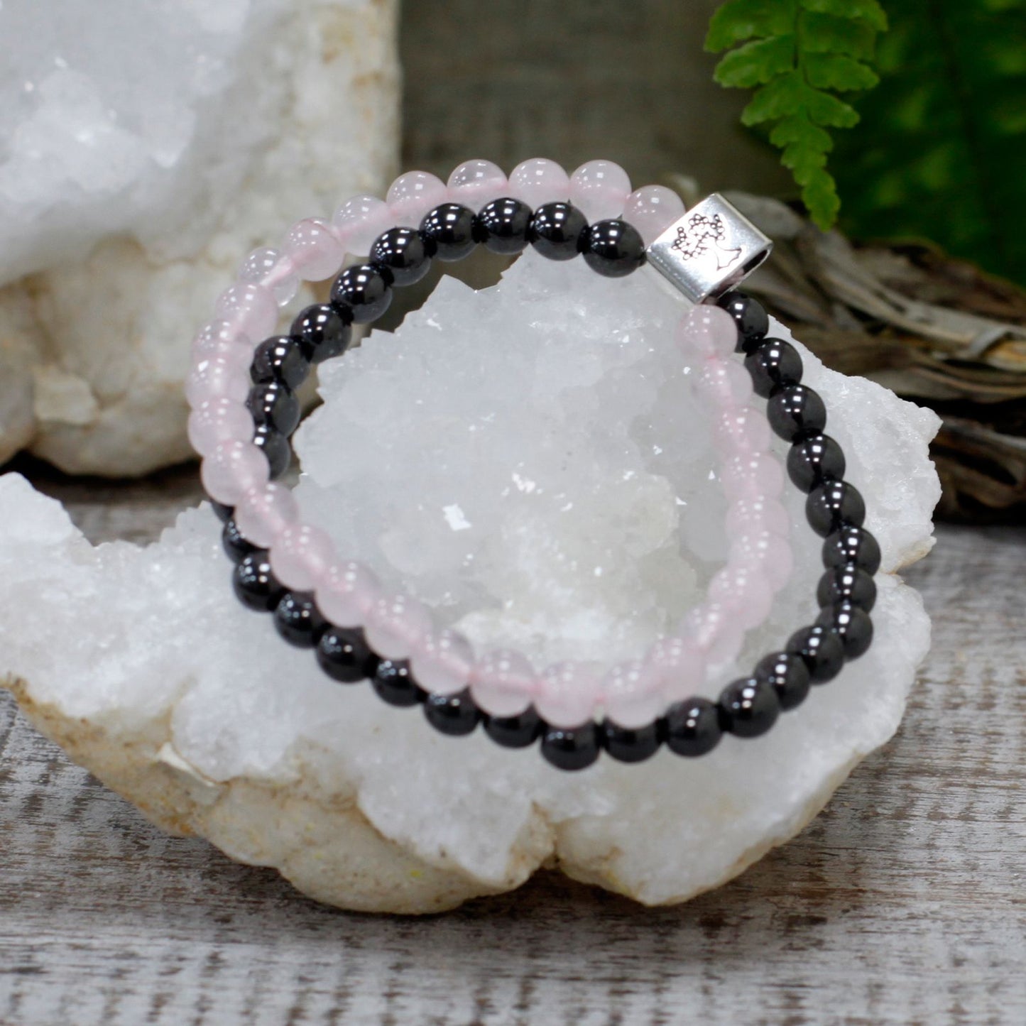 Magnetic Gemstone Bracelet - Rose Quartz – product image 5