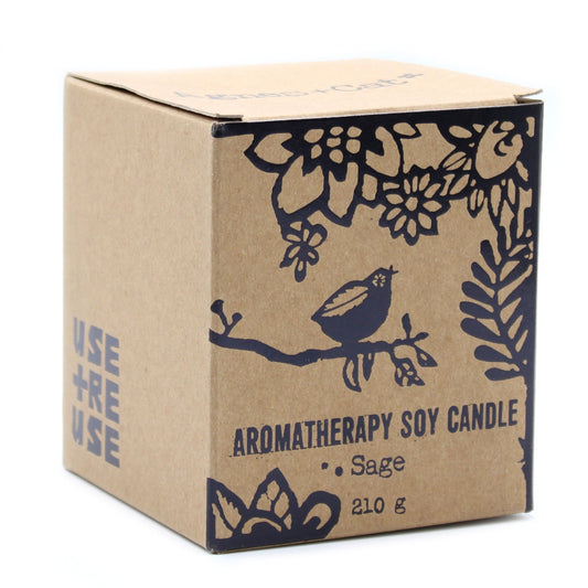 Sage Herb Garden Candle - Agnes + Cat