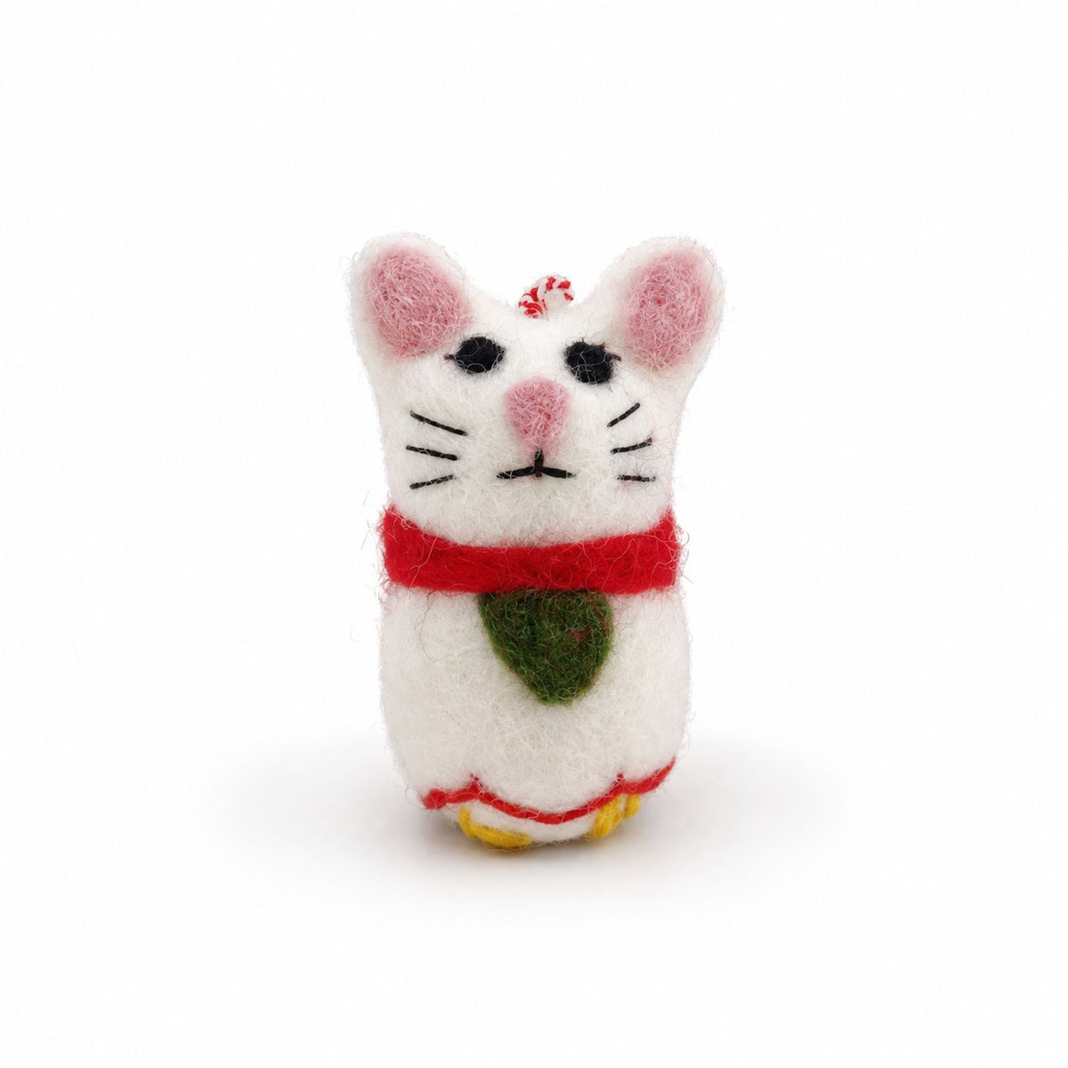 Felt Animal Charms, Mini Cute Set of 10, Hanging Decorations & Bag Charms
