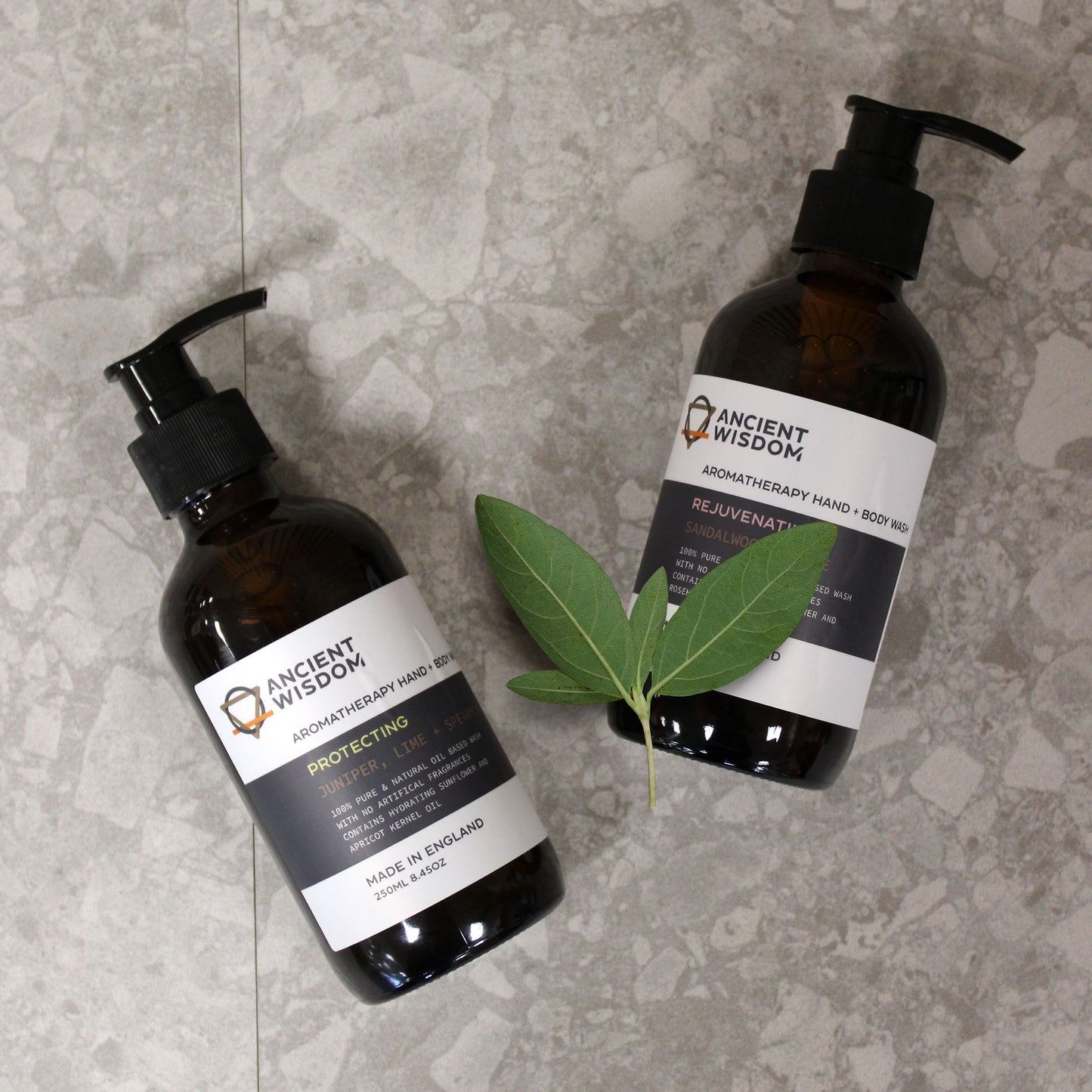 Sandalwood & Rose Hand & Body Wash 250ml – packaging