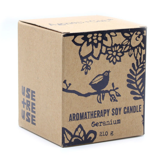 Geranium Herb Garden Candle - Agnes + Cat