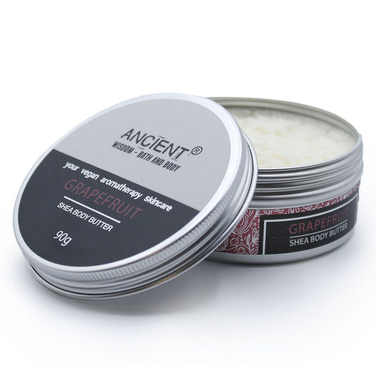 Aromatherapy Shea Body Butter 90g - Grapefruit | Auro & Co