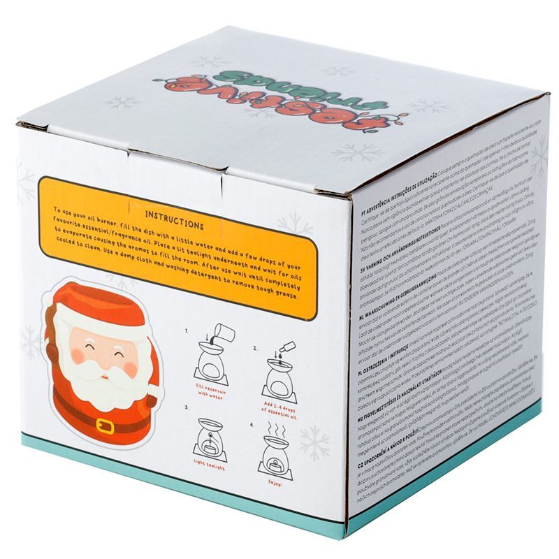 Santa Shaped Christmas Ceramic Oil Burner – product image 6