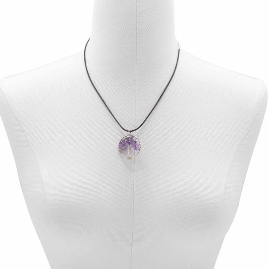 Tree of Life Pendant - Amethyst | Auro & Co