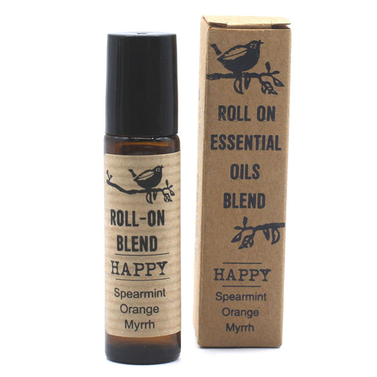 Happy Roll-On Essential Oil Blend - Agnes + Cat